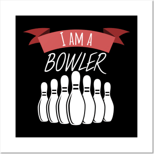 Bowling i am a bowler Posters and Art